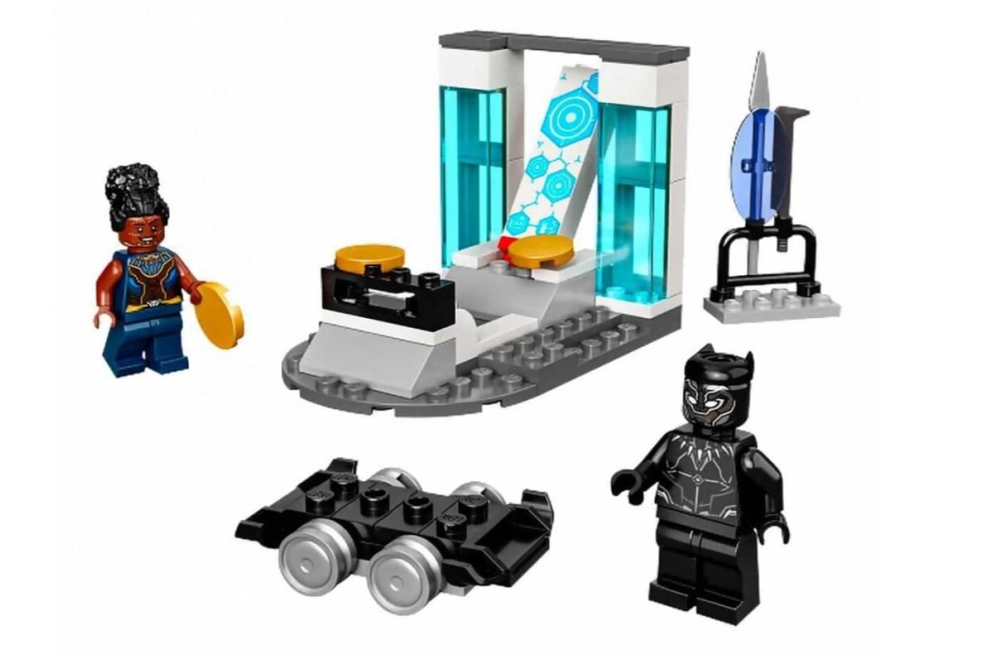 Kit LEGO avec Shuri et le costume de Black Panther