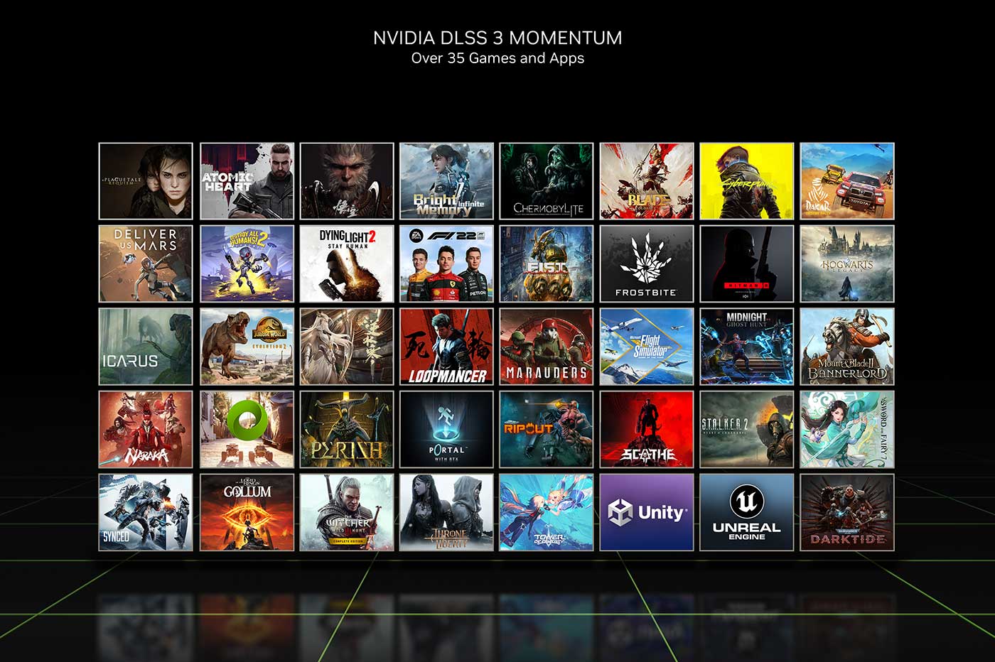 Nvidia DLSS 3 jeux