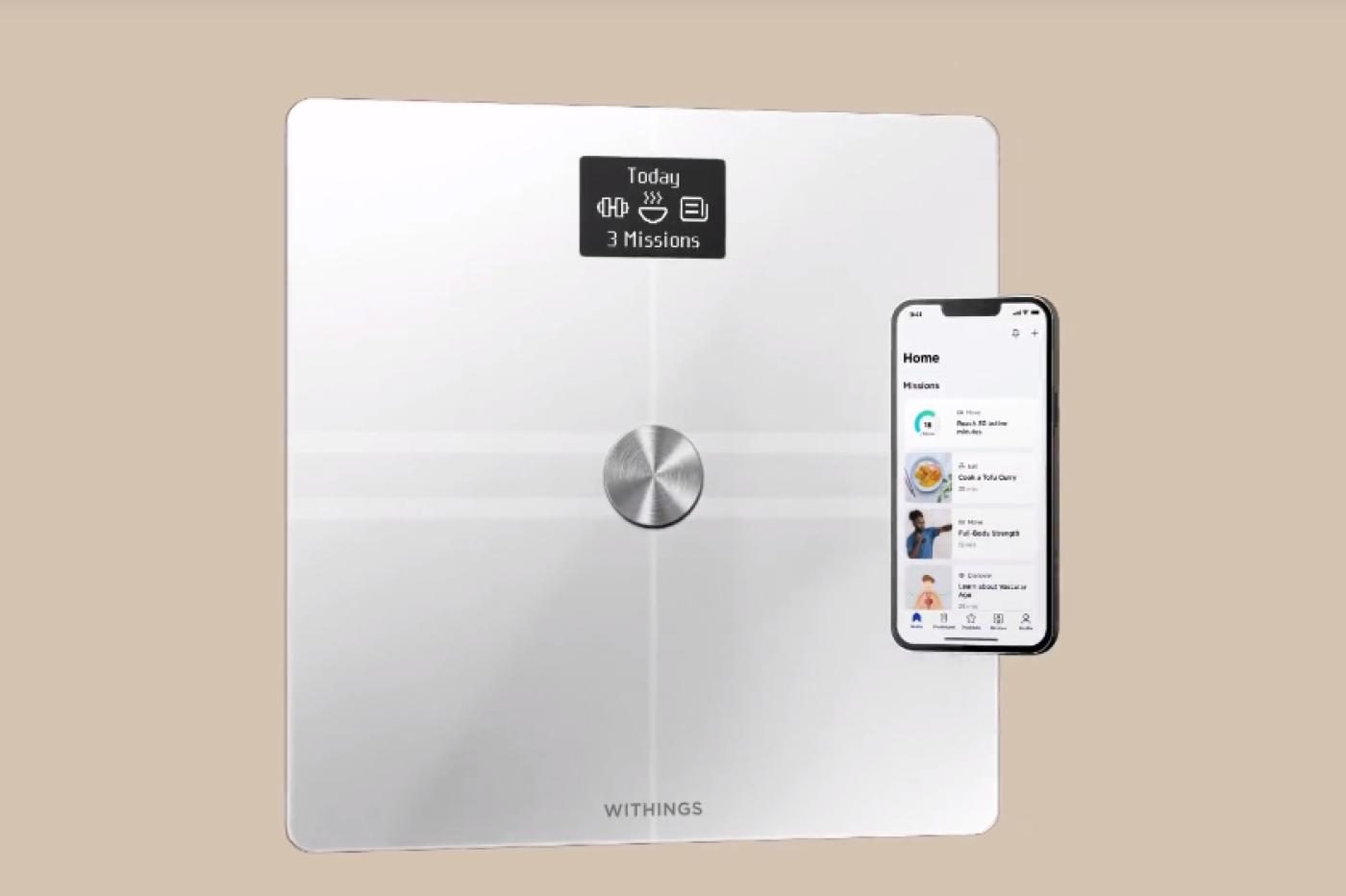 balance connectée withings body comp