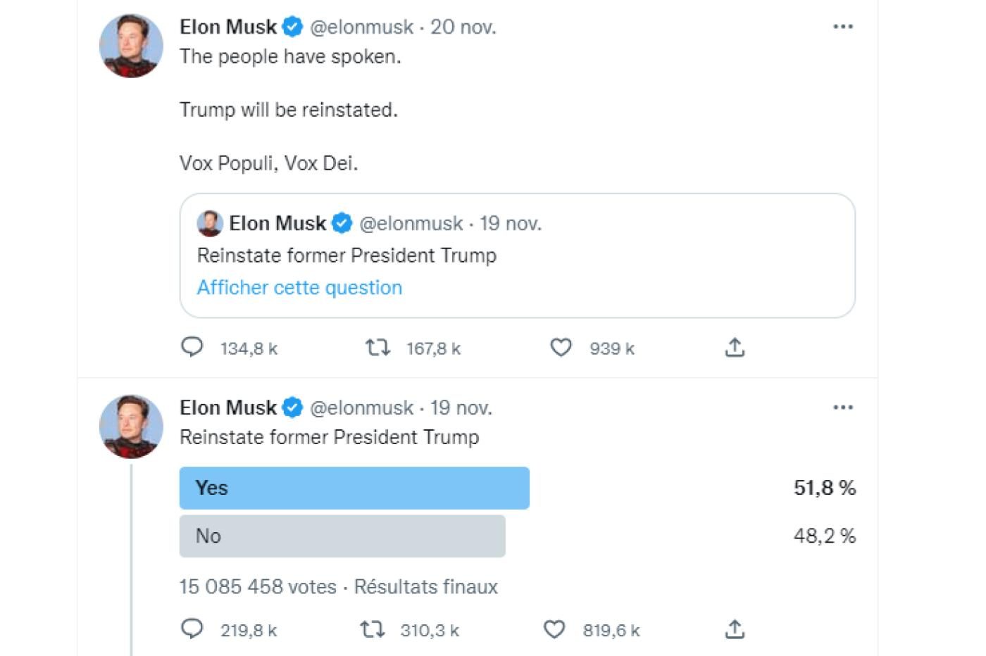 Elon Musk Trump Twitter