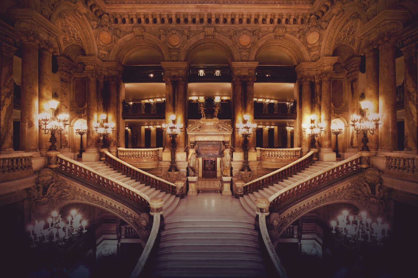 Intérieur de l'Opéra Garnier