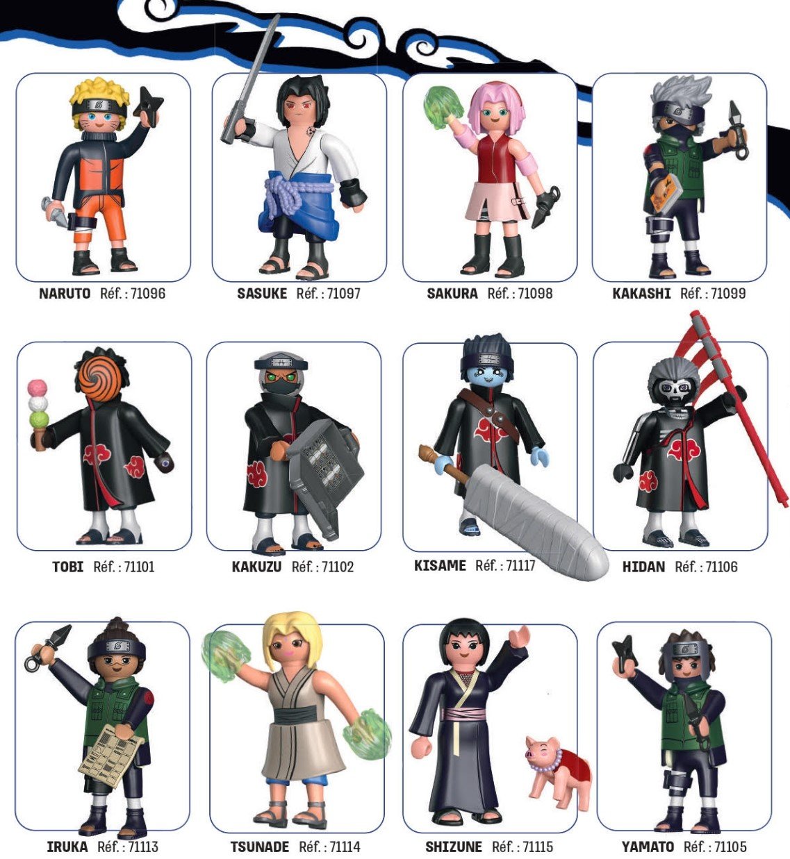 La collection Playmobil Naruto est disponible !