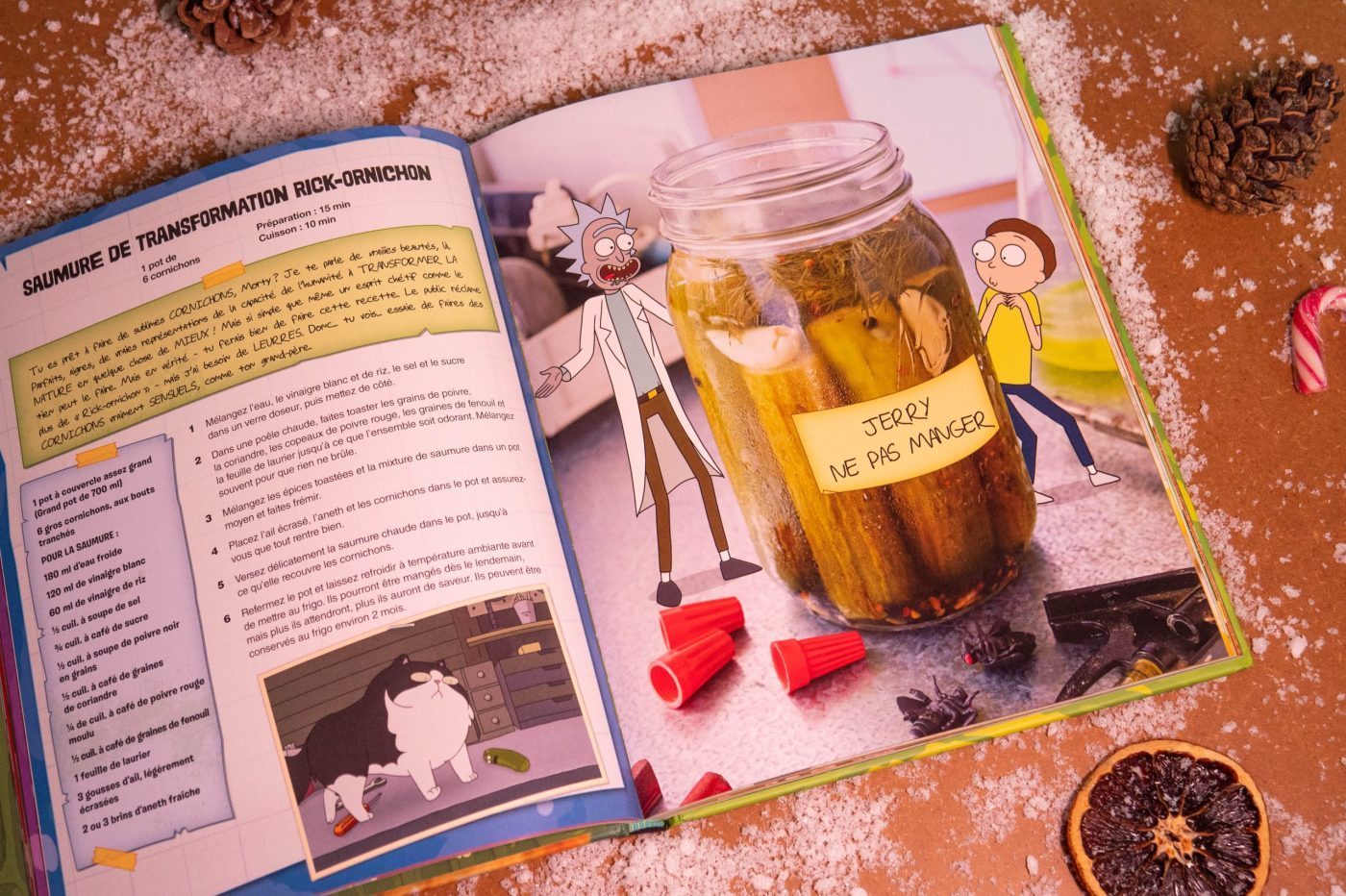 Rick and Morty Christmas 2022 Recipe Book