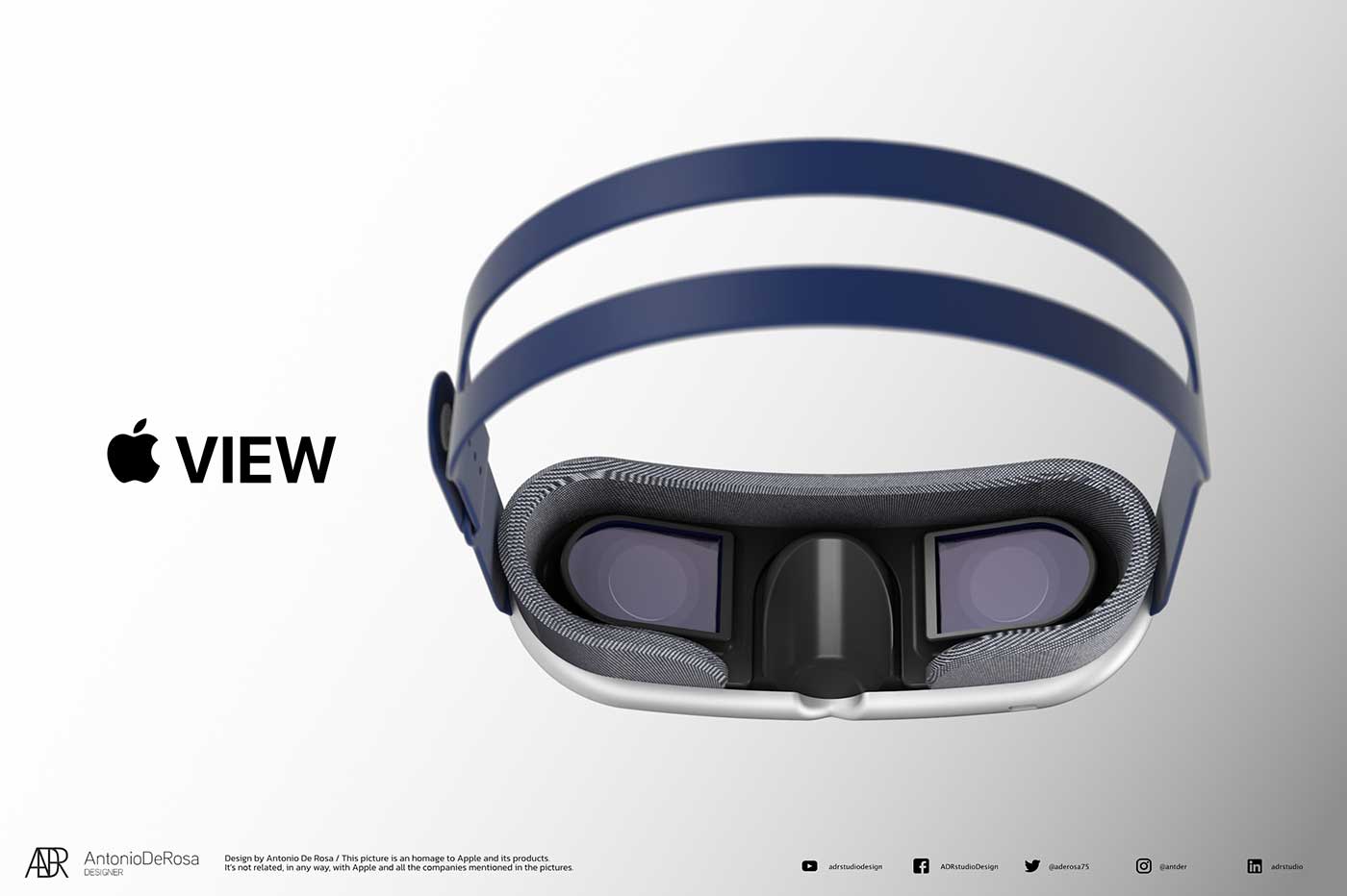 Apple mixed reality headset concept