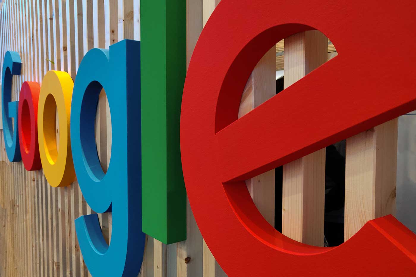 Google logo lettres