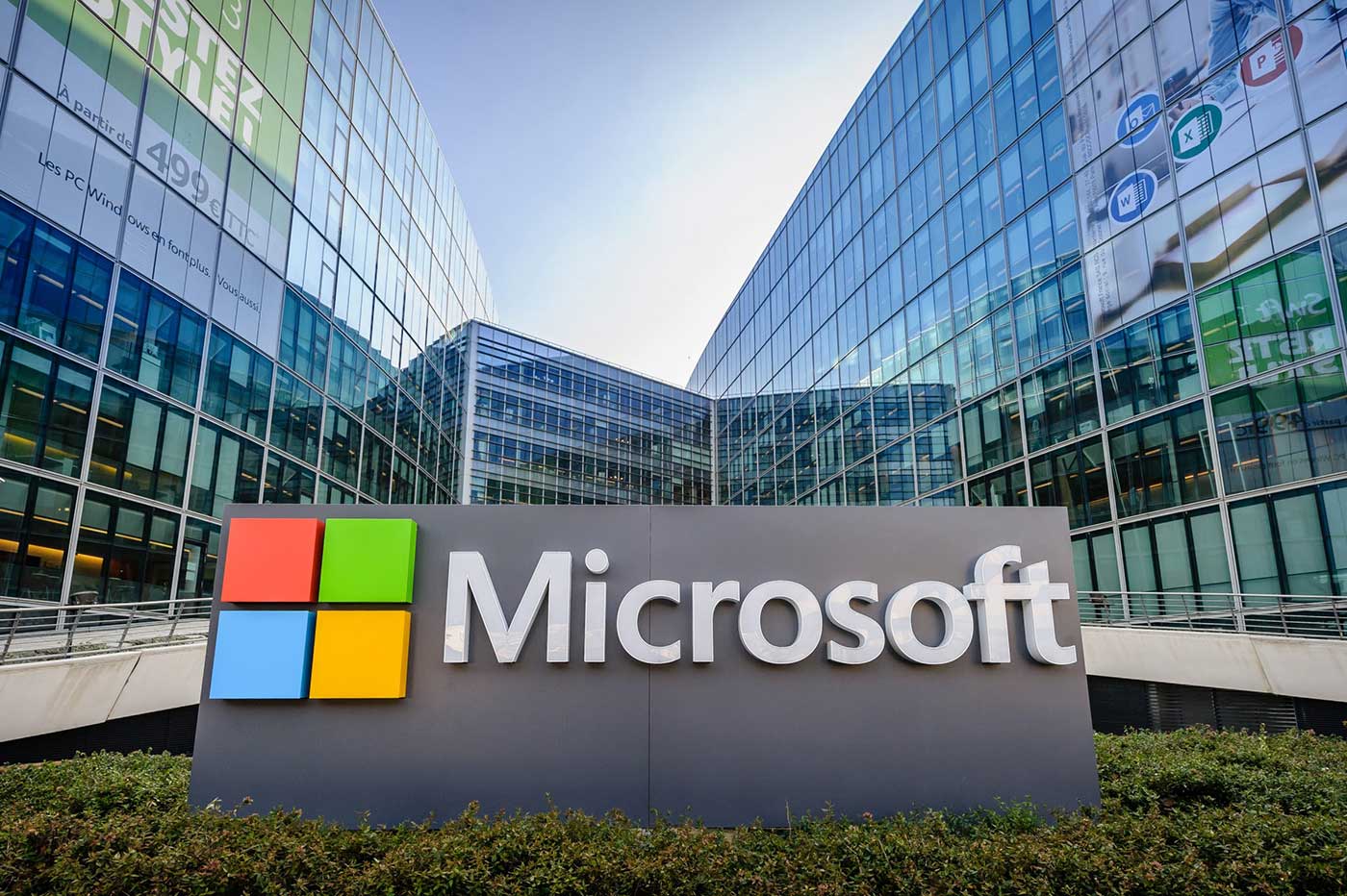Microsoft siège logo