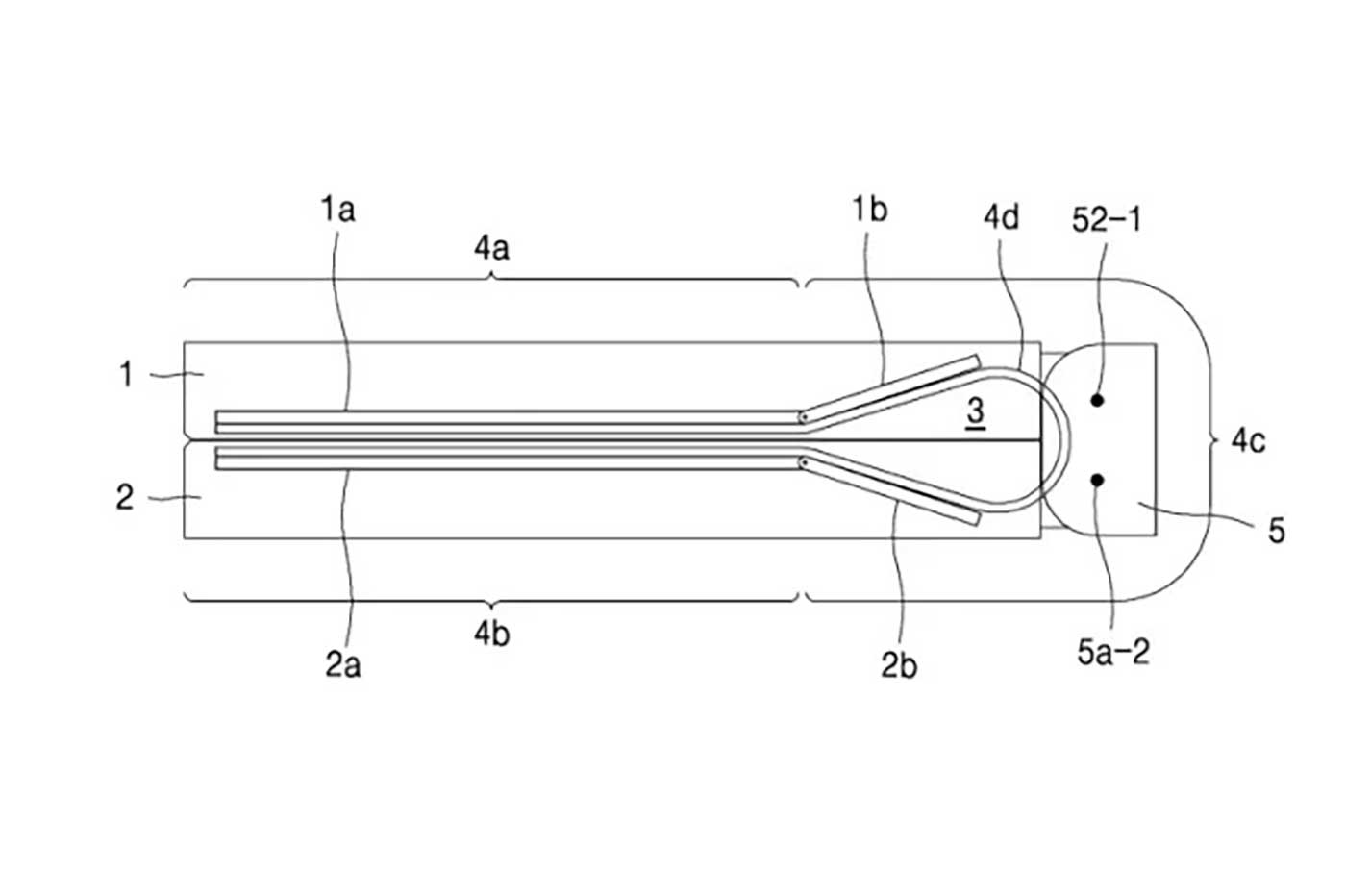 Samsung brevet charnière "droplet" gouttelette