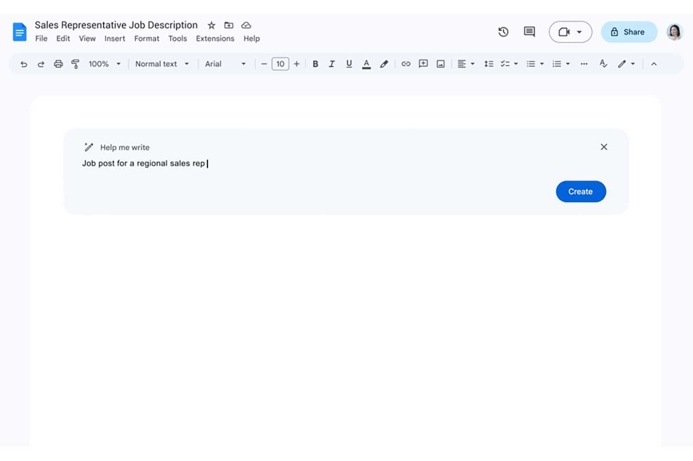 Google Docs IA