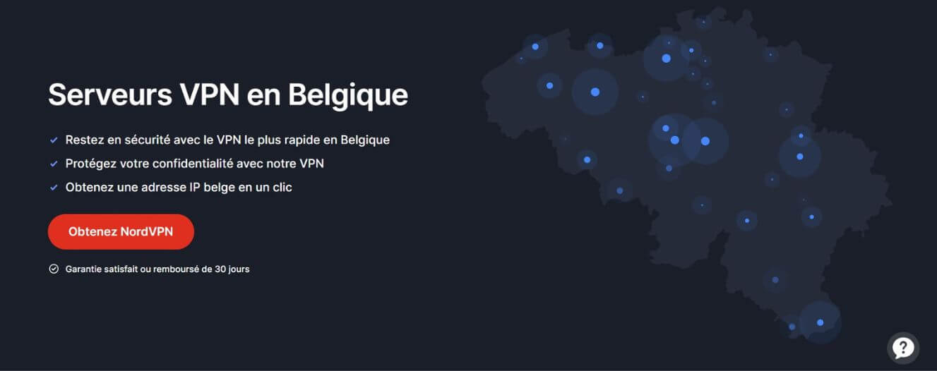 NordVPN pour la télévision belge