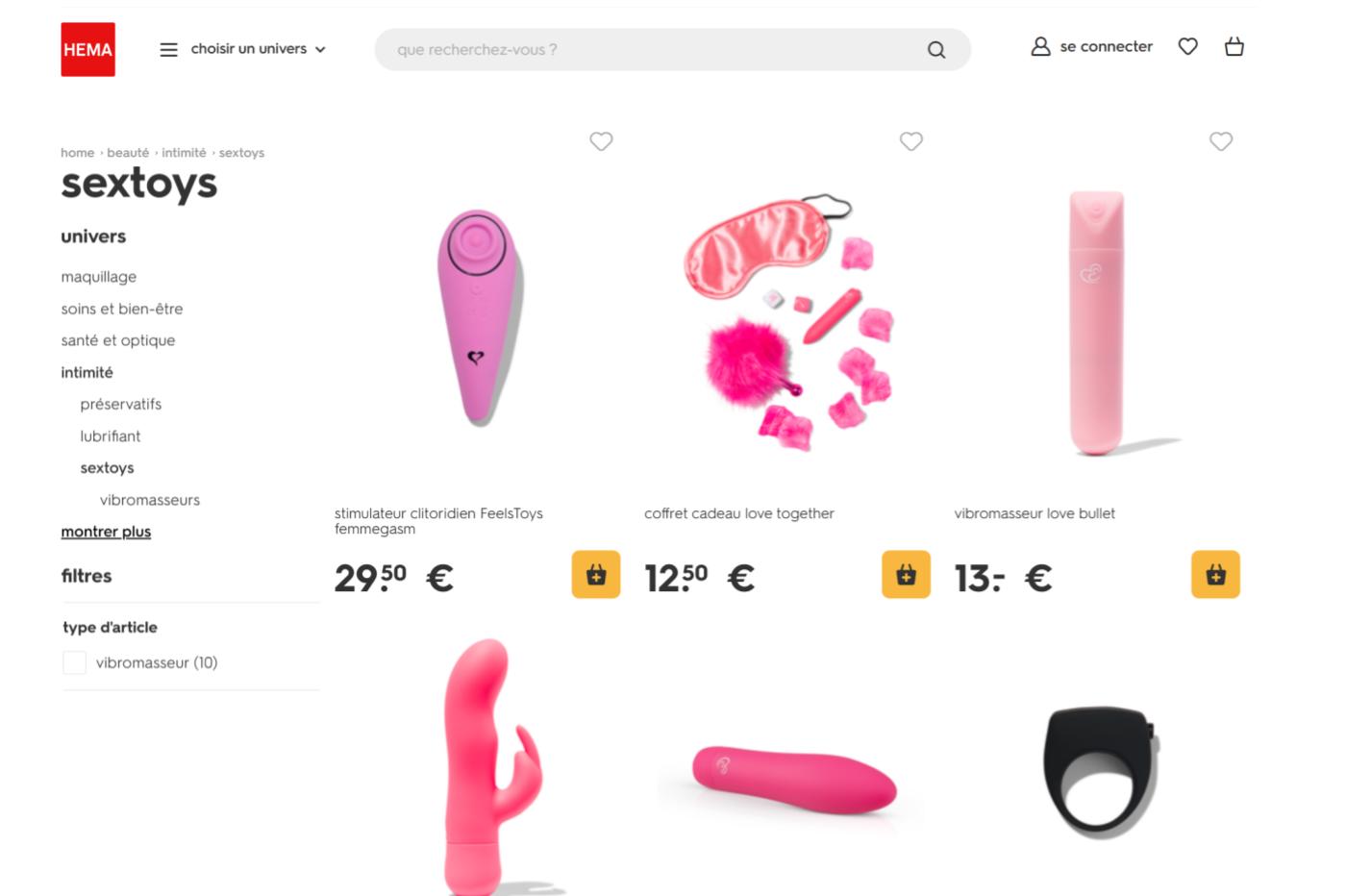 Sextoy HEMA