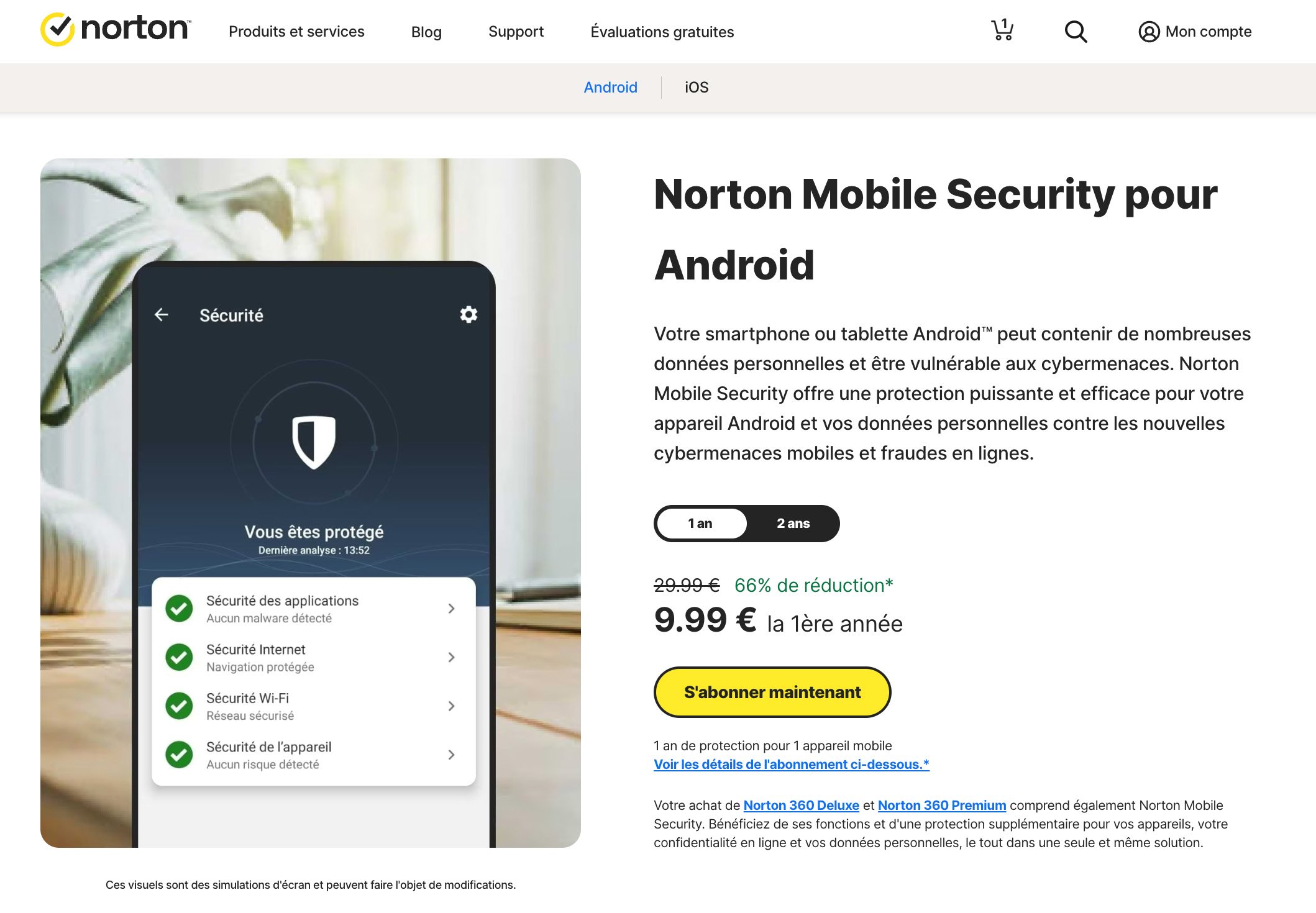 Norton pour Android