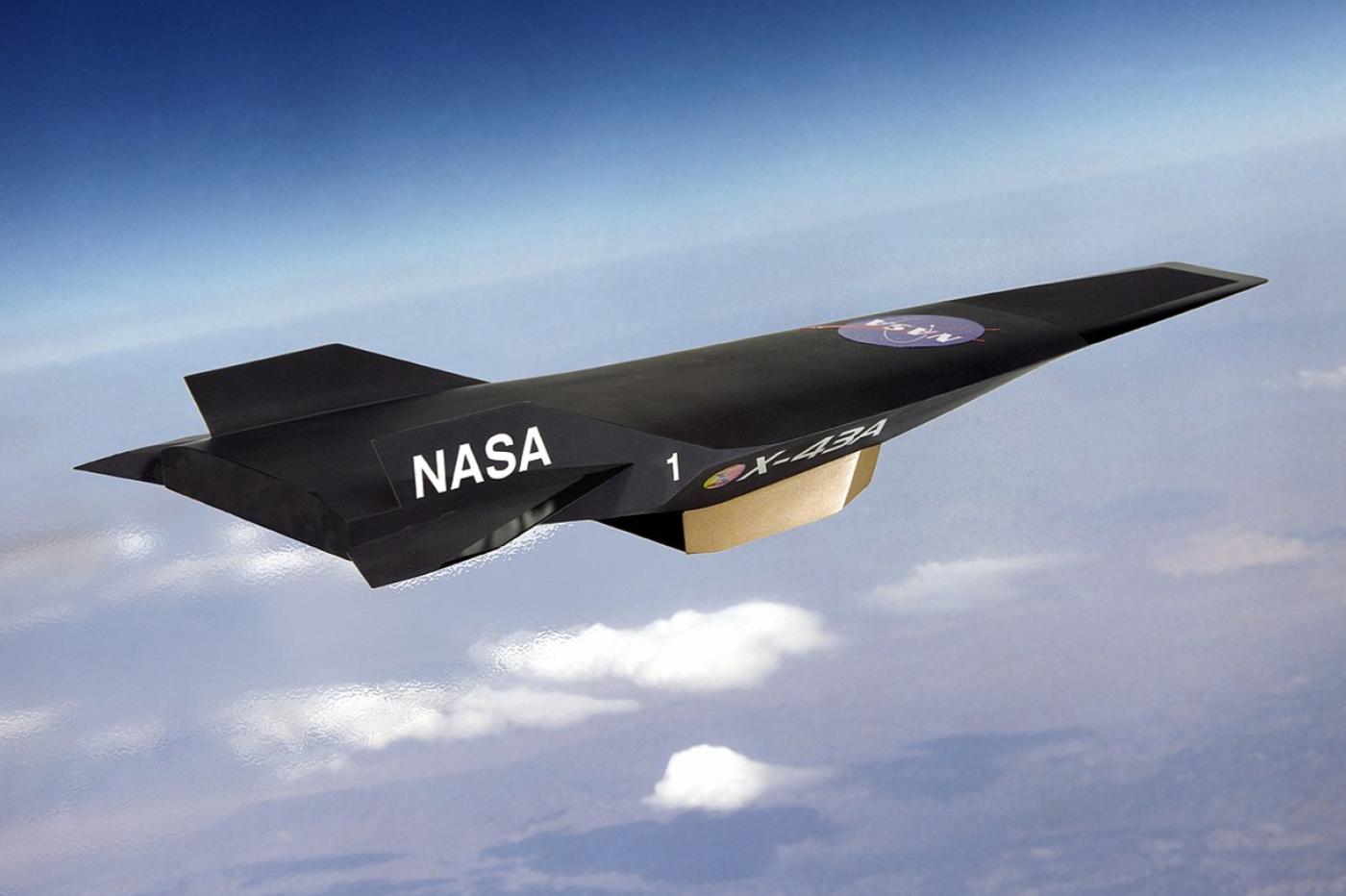 Le X-43A, un concept d'avion hypersonique de la NASA