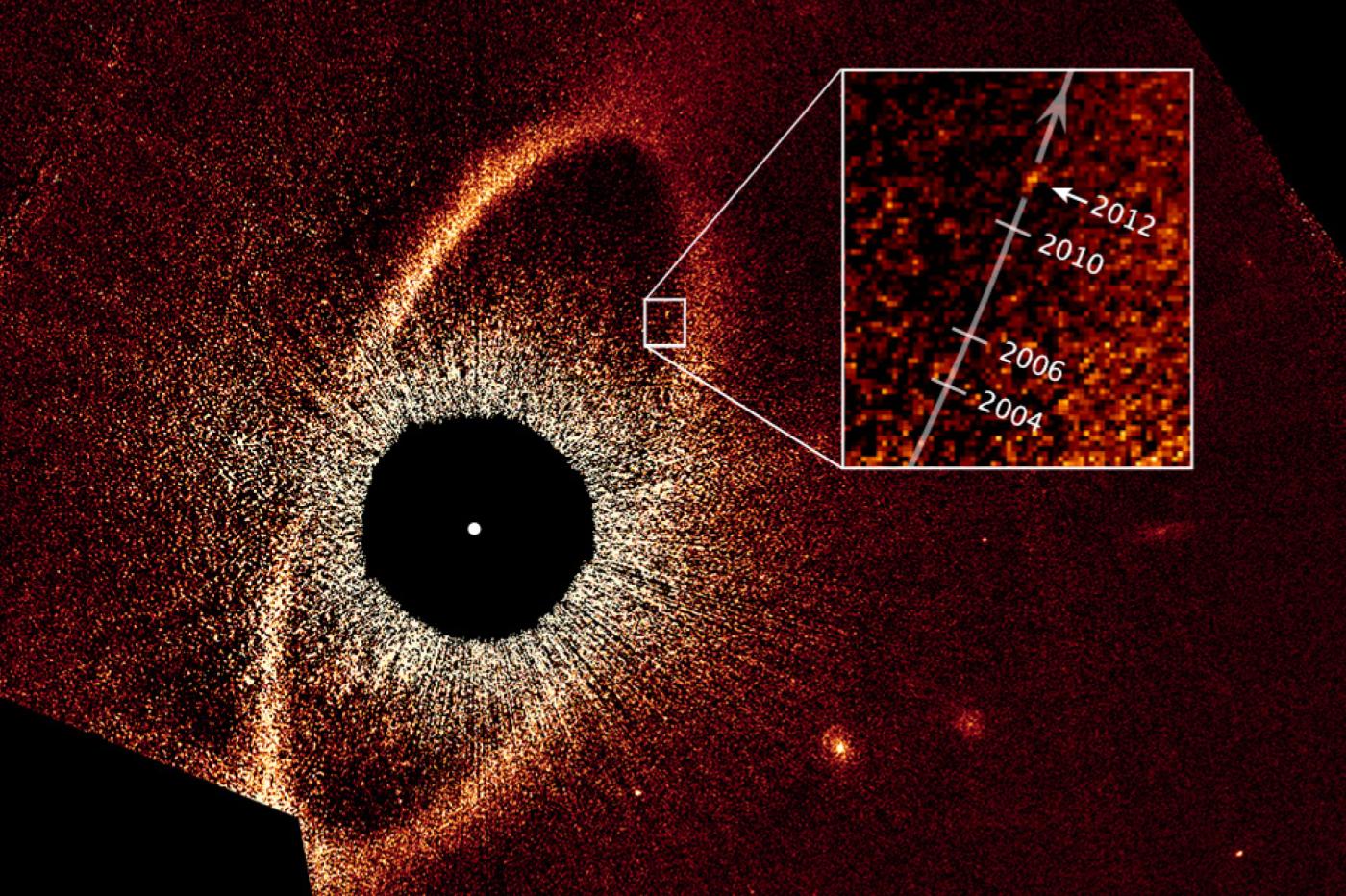 L'étoile Fomalhaut observée par Hubble