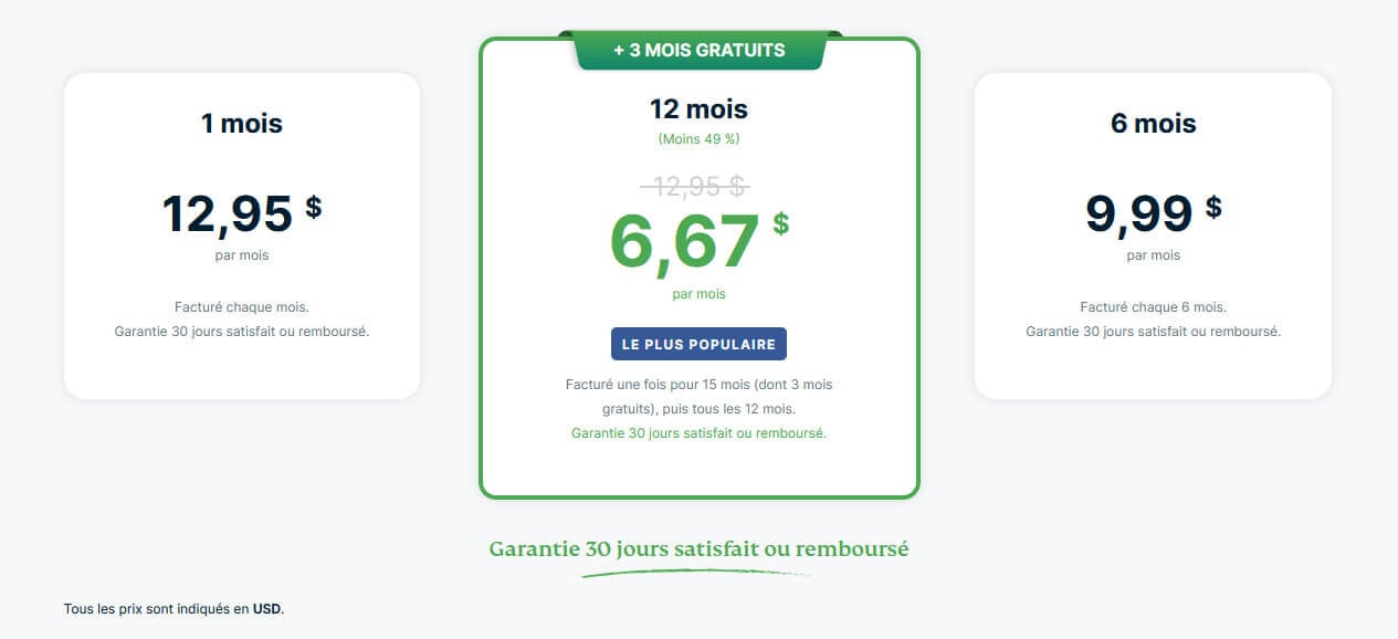 Prix abonnements ExpressVPN