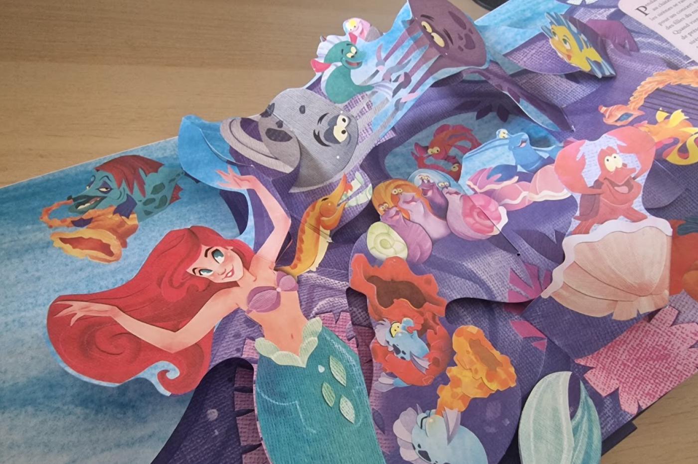 The little mermaid pop up book