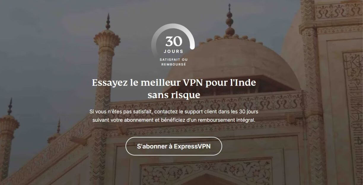 ExpressVPN gratuit pour l'Inde