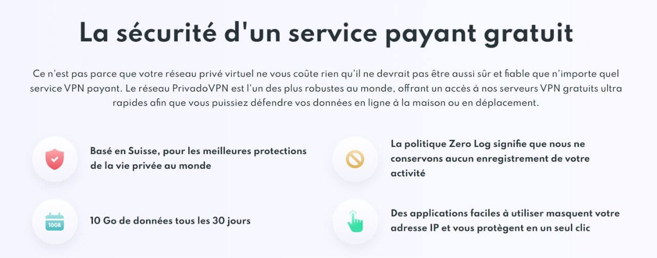 PrivadoVPN gratuit pour l'Inde