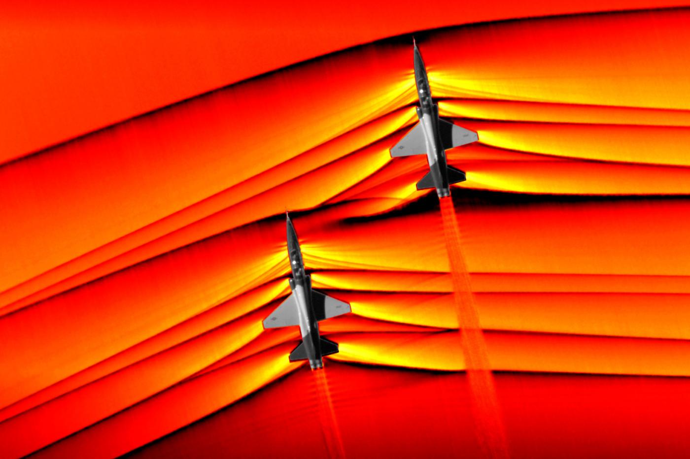 Le sonic boom pris en photo par la NASA