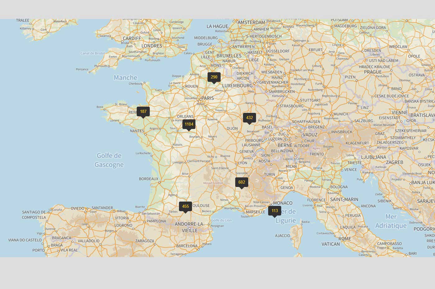 Carte des radars France