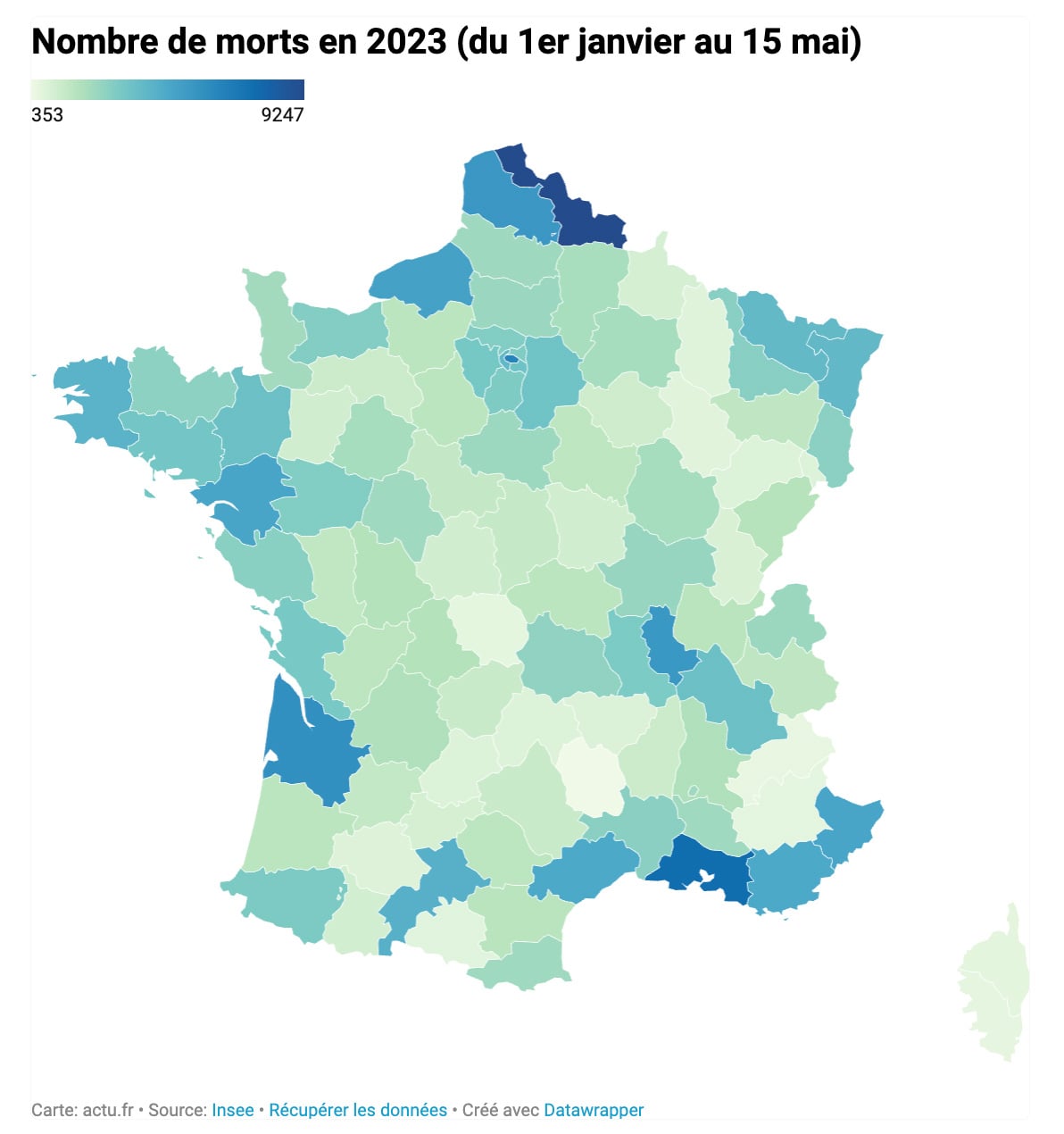 Carte de la mortalité