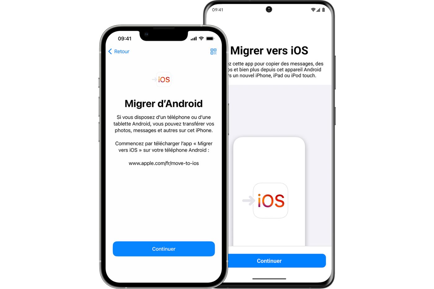 Passage d'Android à iOS