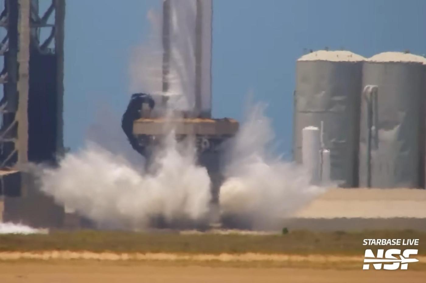 Le nouveau système de déluge de SpaceX