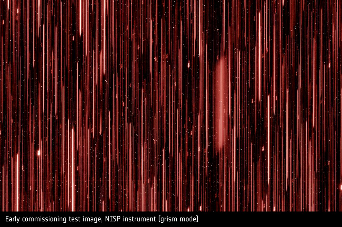 Les premières images de test d'Euclid dans l'infrarouge