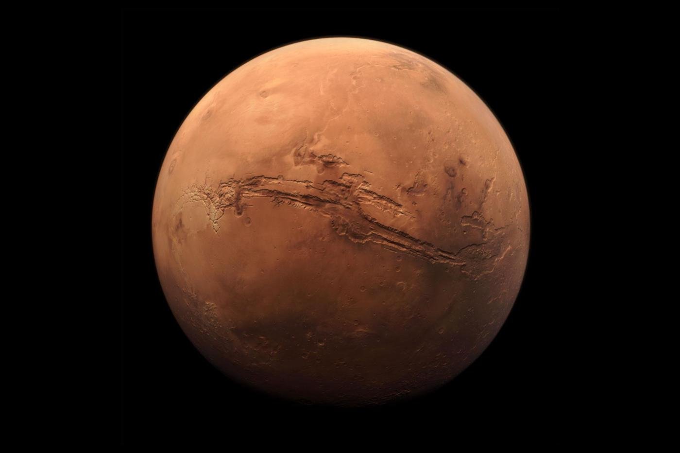 Une photo de la planète Mars
