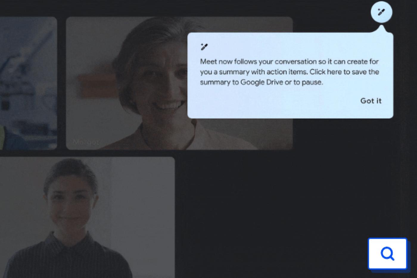 Google Duet AI visioconférence