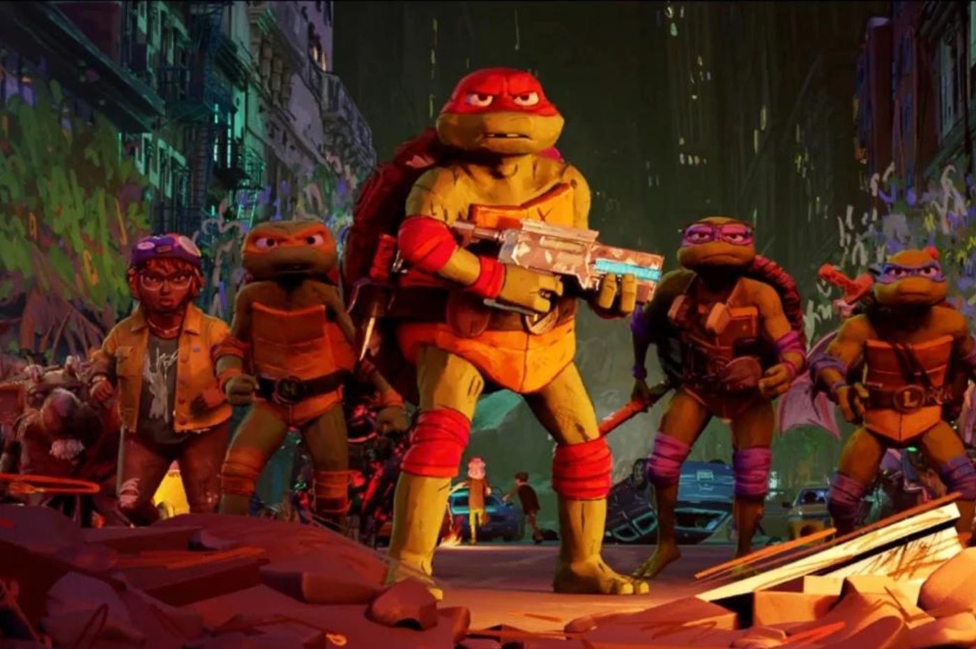 En plus de la version animée de Seth Rogen, Les Tortues Ninja vont