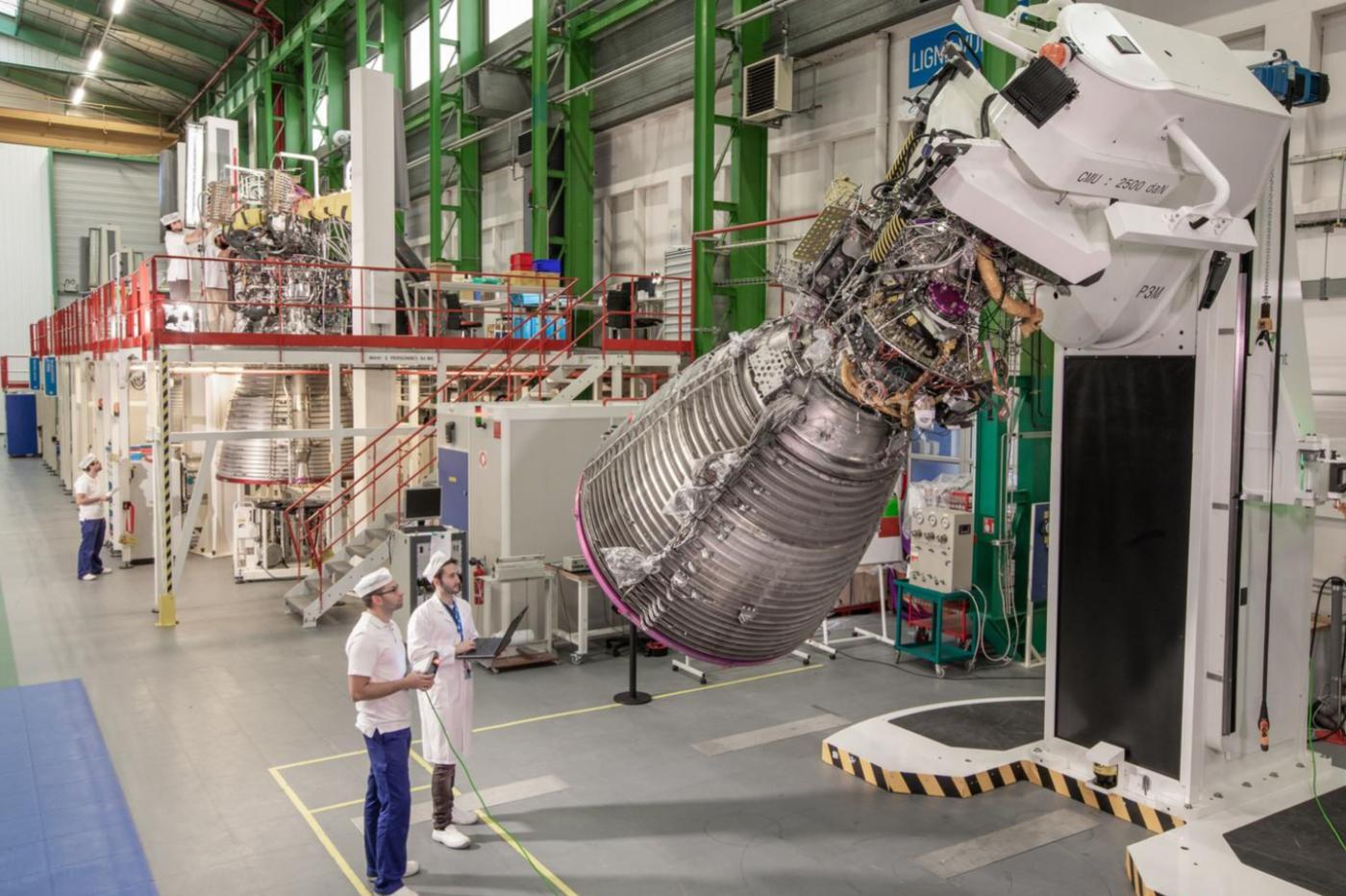Le moteur Vulcain de la fusée Ariane