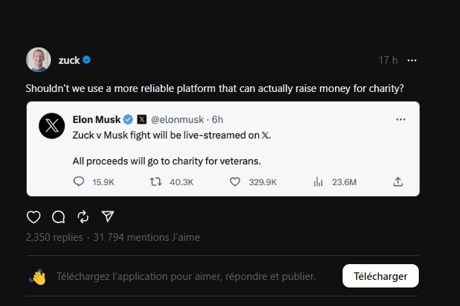 Zuck vs Musk