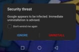 Des smartphones Huawei prennent l’app Google pour un malware