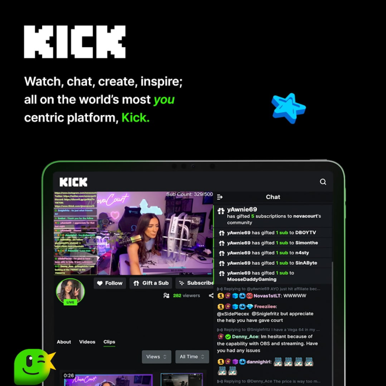 Télécharger Kick: Live Streaming - Web, iOS, Android | La bibliothèque ...